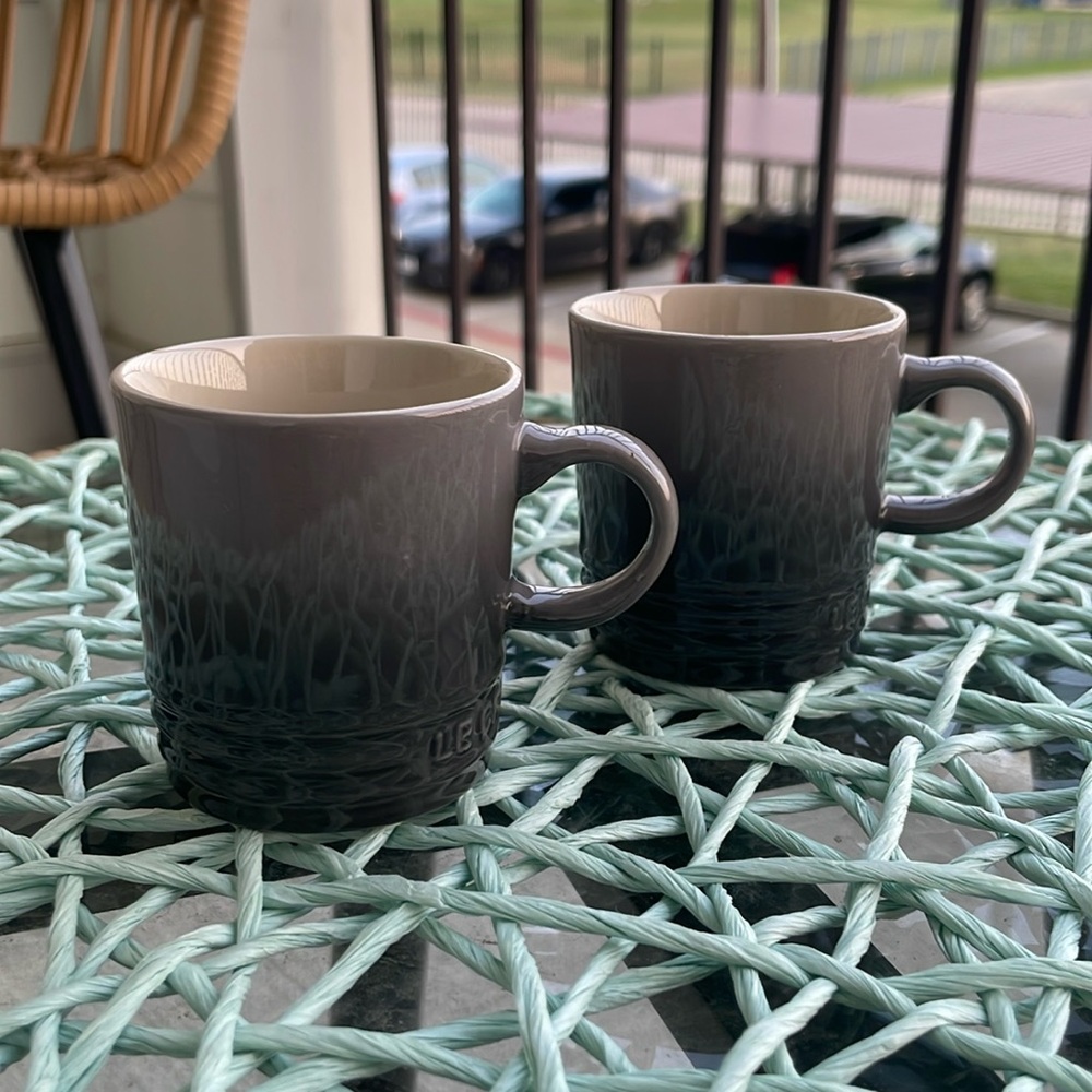 Ombre Le Creuset Espresso Mugs